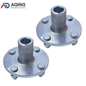 2*Go Kart Live Axle Hub 4" x 4" Wheel Hub For 1" Shaft,with 1" to 3/4" Step Down - Picture 1 of 6