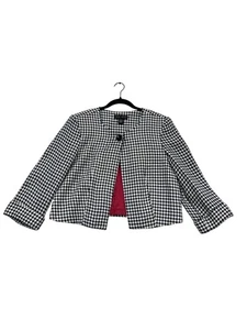 Larry Levine Hahnentritt Jacke L #963A - Bild 1 von 8