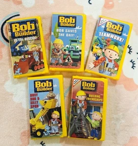 Bob the Builder VHS Tapes Set of 5 - Picture 1 of 3