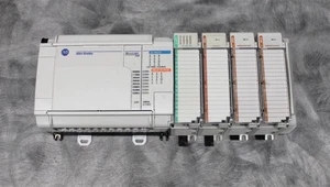 Allen-Bradley 1764-24BWA MicroLogix 1500 Programmable Controller w/ I/O Modules - Picture 1 of 9