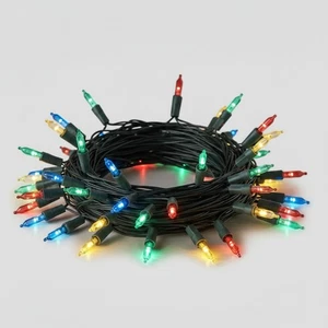 Fairy Lights Clear / Multi Colour LED Bulb Christmas Party Xmas Decoration - Picture 1 of 11