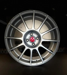 KIT 4 CERCHI LEGA FIAT 500/595 ABARTH SS 7,0J17 4X98 35 58,10 TITANIUM - Imagen 1 de 7