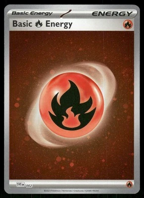 #002 Basic Fire Energy (Cosmos Holo) SV01: Scarlet & Violet Base Set - Image 1 of 2