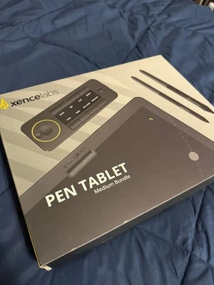 XENCELABS Kabelloses Zeichentablett Medium mit Schnelltasten, Stifttablett mit 2 B... - Bild 1 von 4