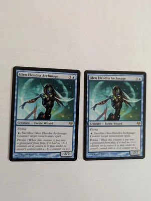 2 Glen Elendra Archmage Eventide MTG NM Free shipping with tracking - Image 1 of 2