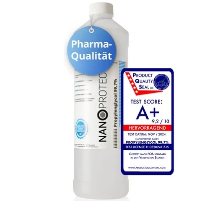 Propylenglycol 99,7% | 1kg | Propylenglykol | Pharmaqualität | E1520 - Bild 1 von 4