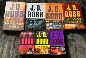 J.D. Robb In Death Series Lot of 7 Books HC/PB Nora Roberts Mystery Thriller - Picture 1 of 22