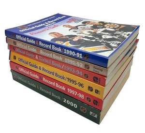 NHL Official Guide & Record Book Lot (6) - 1990 to 2000 Hockey Stats History - Picture 1 of 9