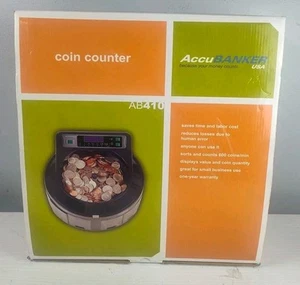 AccuBanker AB410 Coin Counter, Sorter - Picture 1 of 11