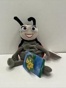 -N NEW THE DISNEY STORE BEANIE BEAN BAG PLUSH A BUGS LIFE FRANCIS LADYBUG - Picture 1 of 2