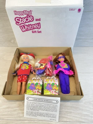 McDonald's Happy Meal STACIE y WHITNEY Juego de Regalo 1994 Mattel Caja Abierta Nuevo Foto 1 de 4