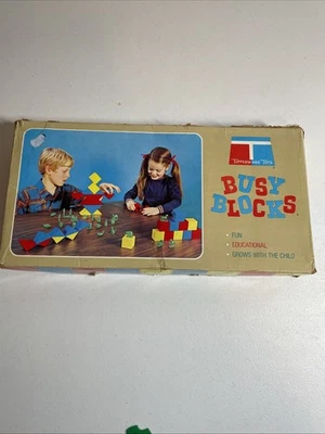 JUEGO DE BLOQUES OCUPADOS TUPPERWARE ABC VINTAGE AÑOS 70 Foto 1 de 4