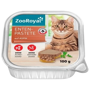 32 Packungen Zooroyal Ente auf Aspik a 100 Gramm Katzenfutter - Bild 1 von 1