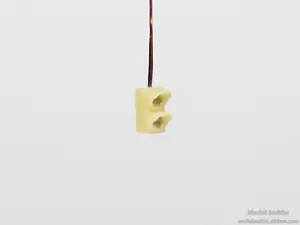 HO Scale Traffic Light / Signal - Red/Red Vertical w/o Metal Bezel - Picture 1 of 3