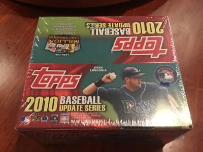 2010 Topps Baseball UPDATE SERIES Factory Sealed 24 packs/12 cards per pack=288! - Image 1 of 4