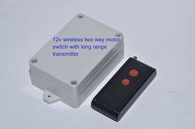 MSD INC 12v 30A 315mhz momentary reversible motor controller long range remote RM66P