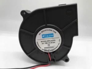 1 pcs CDFAN fan DFL7530S DC12V 0.30A 7cm 2wire - Picture 1 of 3
