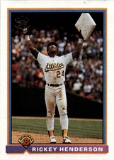 1991 Bowman #692 Rickey Henderson