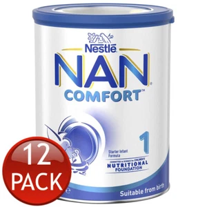 12 x Nestle Nan Comfort Stage 1 Starter Infant Formula 800g Milk Drink Powder - Picture 1 of 12