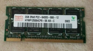 Hynix PC2-6400 2 GB SO-DIMM 800 MHz DDR2 Memory (HMP125S6EFR8CS6) - Picture 1 of 2