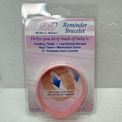 NEW Mothers Minder  Baby Breastfeeding Reminder Bracelet - Image 1 of 3