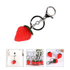  Food Key Chain Simulation Fruits Chic Gift Utility Keychain Strawberry