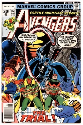 Avengers #160 FVF 7.0 1977 George Perez Cover - Image 1 of 2