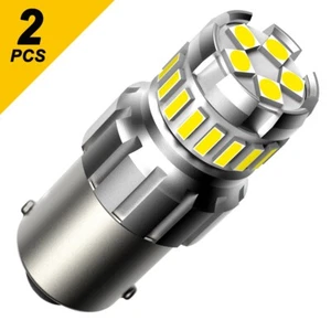 AUXITO P21W 1156 7506 6500K Lamps White LED Reverse Backup Lights FrEJReturn J - Picture 1 of 8