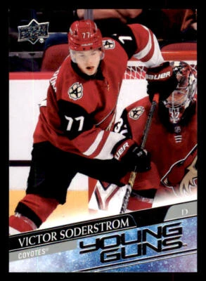 2020-21 Upper Deck #221 Victor Soderstrom Young Guns RC (ref 238227) - Image 1 of 2