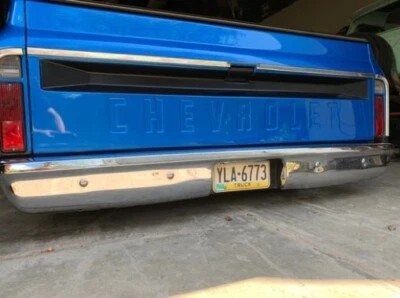1967-87 C10 Tucked License Plate Bracket C15 C20 K5 K10 K20 Squarebody  - Image 1 of 4