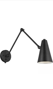 Kichler Lighting Sylvia 52486BKB Wall Sconce Light 1 Light 5.5 inch Black - Picture 1 of 10