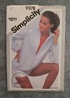 Simplicity 1981 Sewing Pattern 9978 Misses Reversible Jacket Size 16