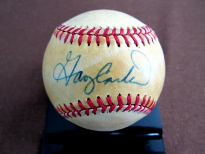 GARY CARTER EXPOS METS HOF NEAR ROOKIE SIGNED AUTO FEENEY ONL GU'ED BASEBALL JSA - Image 1 of 3