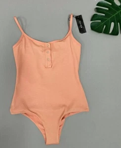Women's Tavik LILA ONE PIECE GLOSSY PIQUE Desert Clay Swim Suit Medium Nordstrom - Picture 1 of 11