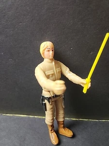 Vintage Star Wars 1980 Blonde Hair Bespin Luke Lightsaber Original - Picture 1 of 9