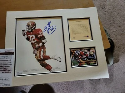 ricky watters autographed  11x14 Ready To Be Framed Display Jsa Certified - Image 1 of 3