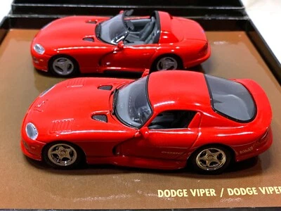 RARE RETIRED Minichamps Dodge Viper Coupe & Cabriolet set Limited ED 1/43 - Image 1 of 4