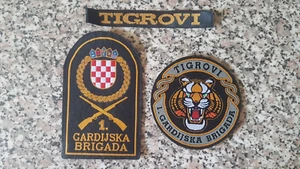 Kroatische Armee Original Patch 1. Gardebrigade - TIGER - TIGROVI - Bild 1 von 1