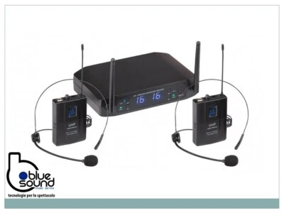 SOUNDSATION WF-U216PP Sistema a Radiomicrofono Doppio UHF con 16+16 Canali  - Immagine 1 di 4