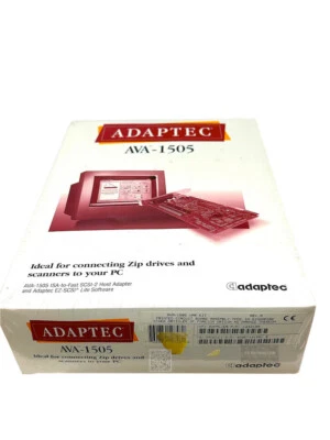 AVA-1505 I New Adaptec 16 Bit ISA to Fast SCSI-2 Host Adapter Controller 1642100 - Image 1 of 4