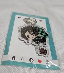 Demon Slayer Keychain Kimetsu no Yaiba Teen keyring Decor Pendant Cosplay - Picture 1 of 3
