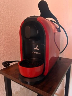 Tchibo Cafissimo Pure ROT Kaffeemaschine Kapselmaschine Caffè Crema, Klebereste - Bild 1 von 4