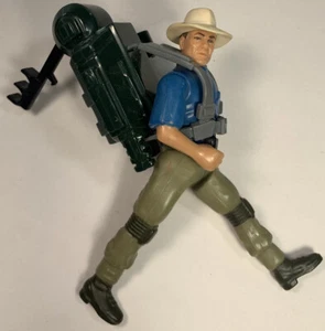 Vintage 1993 Jurassic Park Series 1 Alan Grant Pteranodon Action Figure Toy - Picture 1 of 5