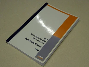 Case W14 Caricatore Articolato Operatori Manuale Proprietari Libretto Manutenzione NUOVO - Foto 1 di 5