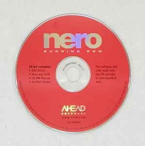 Nero Burning Rom Replacement CD Burning Software Ahead Software Nero CD 200009 - Picture 1 of 2