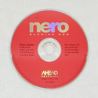 Nero Burning Rom Replacement CD Burning Software Ahead Software Nero CD 200009 - Image 1 of 2