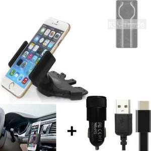 Pour Huawei Mate 50 RS support slot CD + CHARGEUR titulaire Autoradio Smartphone - Photo 1/6