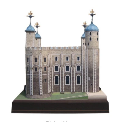 New DIY Tower of London UK Famous Building 3D Paper Model Creative Puzzle Kit - Image 1 of 4