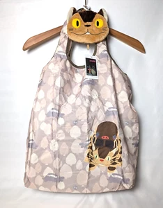 Studio Ghibli My Neighbor Totoro Borsa Tote Riutilizzabile Catbus Sun Arrow NUOVO - Foto 1 di 5
