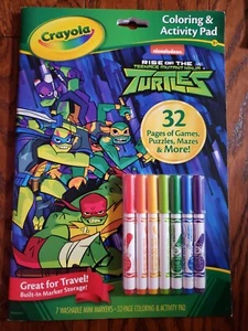 Crayola Färbung & Aktivitätspad Aufstieg von TheTeenage Mutant Ninja Schildkröten - Bild 1 von 2
